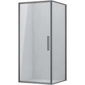 Душевой уголок Vincea Slim VSR-4SLP9010CLGM 100x90 вороненая сталь/прозрачное