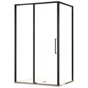 Душевой уголок Vincea Slim VSR-6SL8013CLB 130x80 черный/прозрачное