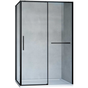 Душевой уголок Vincea Slim Soft VSR-1SS1014CLB 140x100 черный/прозрачное