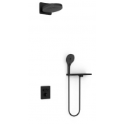 Душевая система Vincea Inspire VSFW-3I21MT1RMB с термостатом черный матовый