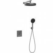Душевая система Vincea Inspire VSFW-3I21MT2RGM с термостатом вороненая сталь