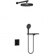Душевая система Vincea Inspire VSFW-3I21MT2RMB с термостатом черный матовый