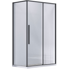 Душевой уголок Vincea Slim-N VSR-4SN8012CLB 120x80 черный/прозрачное