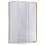 Душевой уголок Vincea Slim-N VSR-4SN8012CLG 120x80 брашированное золото/прозрачное