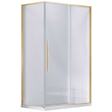 Душевой уголок Vincea Slim-N VSR-4SN8011CLG 110x80 брашированное золото/прозрачное