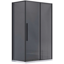 Душевой уголок Vincea Slim-N VSR-4SN8011CGB 110x80 черный/тонированное
