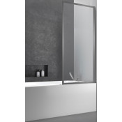 Штора для ванной Vincea City VSB-41700CLGM 70 вороненая сталь/прозрачное