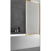 Штора для ванной Vincea City VSB-41700FLG 70 брашированное золото/рифленое