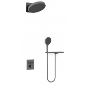 Душевая система Vincea Inspire VSFW-3I21MT3RGM с термостатом вороненая сталь