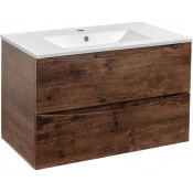 Тумба под раковину Vincea Mia VMC-2MC750RW 75 темное дерево