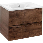 Тумба с раковиной Vincea Mia VMC-2MA600RW/VBS-13960 60 темное дерево
