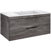 Тумба под раковину Vincea Chiara 2D VMC-2C2100GS 100 серый камень