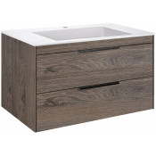 Тумба под раковину Vincea Chiara 2D VMC-2C2800RO 80 темный дуб