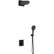 Душевая система Vincea Inspire VSFW-3I21T1MB с термостатом черный матовый