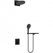 Душевая система Vincea Inspire VSFW-3I21T1RMB с термостатом черный матовый