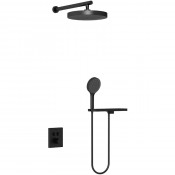 Душевая система Vincea Inspire VSFW-3I21T2RMB с термостатом черный матовый