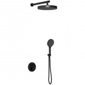 Душевая система Vincea Inspire VSFW-3I22MT2MB с термостатом черный матовый