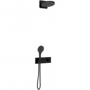 Душевая система Vincea Inspire VSFW-422TI1MB с термостатом черный матовый