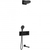 Душевая система Vincea Inspire VSFW-432TI1MB с термостатом черный матовый