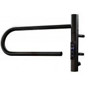 Электрический полотенцесушитель Vincea VTD-1P1BE 39x25 черный