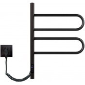 Электрический полотенцесушитель Vincea VTD-1R1CBE 44x60 черный