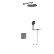 Душевая система Vincea Inspire VSFW-4I212RGM вороненая сталь