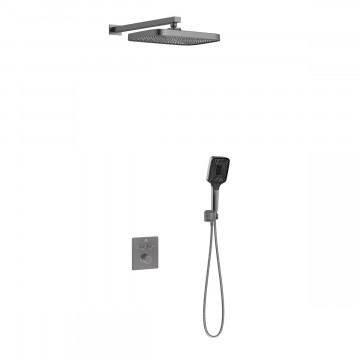 Душевая система Vincea Inspire VSFW-321MT1GM вороненая сталь