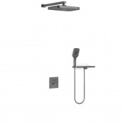 Душевая система Vincea Inspire VSFW-321MT1RGM вороненая сталь