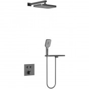 Душевая система Vincea VSFW-4211RGM вороненая сталь