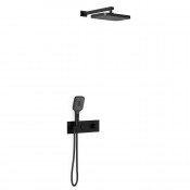 Душевая система Vincea VSFW-422T1MB с термостатом черный матовый