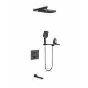 Душевая система Vincea VSFW-4311RGM вороненая сталь