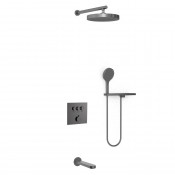 Душевая система Vincea VSFW-431I2RGM вороненая сталь