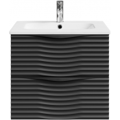 Тумба под раковину Vod-ok Эйфория F2 60 черный янтарь RAL 9005