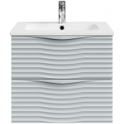 Тумба под раковину Vod-ok Эйфория F2 60 серое окно