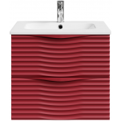 Тумба под раковину Vod-ok Эйфория F2 60 пурпурно-красный