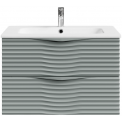Тумба под раковину Vod-ok Эйфория F2 80 мышино-серый RAL 7005