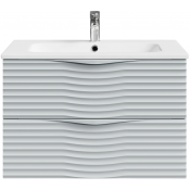 Тумба под раковину Vod-ok Эйфория F2 80 серое окно