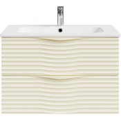 Тумба с раковиной Vod-ok Эйфория F2 80 светлая слоновая кость