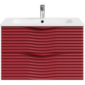 Тумба под раковину Vod-ok Эйфория F2 80 пурпурно-красный