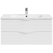 Тумба под раковину Vod-ok Эйфория F2 100 белый матовый