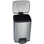 Урна Ksitex SGB-12M с педалью хром матовый