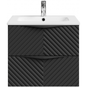 Тумба под раковину Vod-ok Эйфория F4 60 черный янтарь RAL 9005
