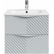 Тумба под раковину Vod-ok Эйфория F4 60 серое окно