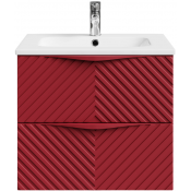 Тумба под раковину Vod-ok Эйфория F4 60 пурпурно-красный