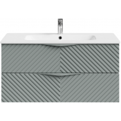 Тумба под раковину Vod-ok Эйфория F4 100 мышино-серый