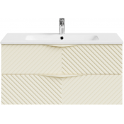 Тумба под раковину Vod-ok Эйфория F4 100 светлая слоновая кость