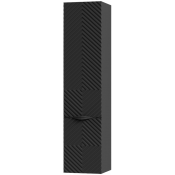 Шкаф-колонна Vod-ok Эйфория F4 35 L черный янтарь RAL 9005