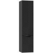 Шкаф-колонна Vod-ok Эйфория F4 35 R черный янтарь RAL 9005