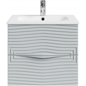 Тумба с раковиной Vod-ok Эйфория F5 60 серое окно