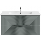 Тумба под раковину Vod-ok Эйфория F5 100 мышино-серый